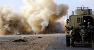 IED explosion targets a convoy of US-led Coalition southern Iraq