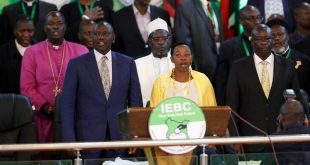 Kenya election commission head: deputy pres Ruto wins presidency vote