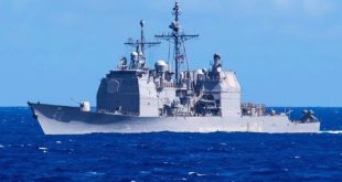 China chases away US cruiser near Spratly Islands: Beijing